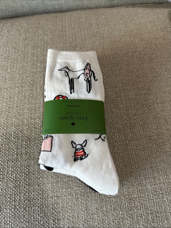 kate spade Accessories - Kate Spade 3 Pair Crew Socks. Dogs & Spades New in package